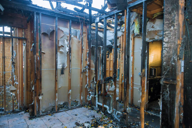 Professional Emergency Fire Cleanup technician working in Mesa, AZ